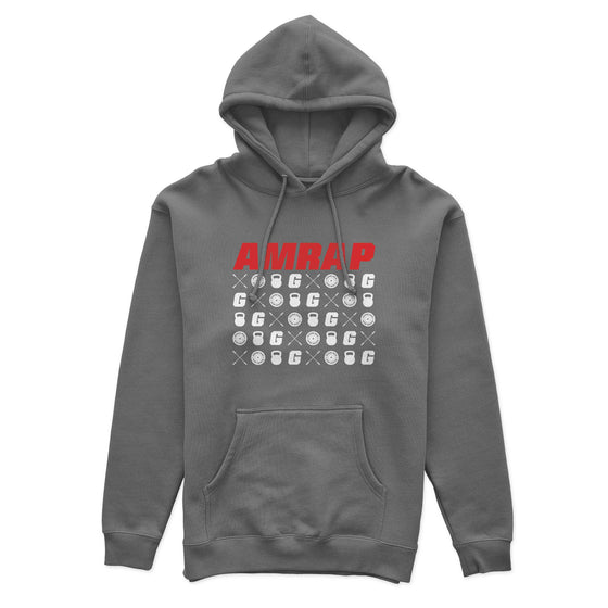 AMRAP Grey Hoodie from Garage Gear