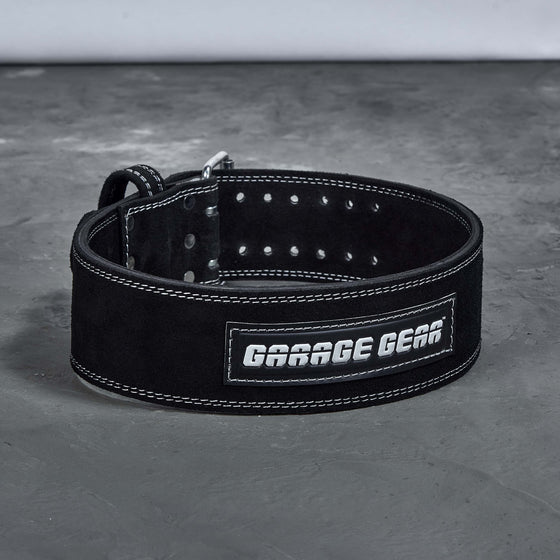 Garage Gear 10 mm double layered natural cow leather split belt.